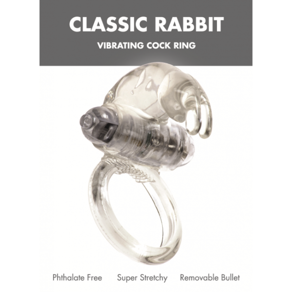 ANILLA VIBRADORA ESTIMULADOR CLITORIAL RABBIT