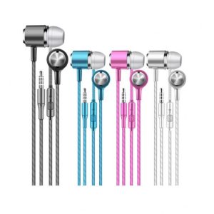 AURICULARES METAL CON MICROPHONE COLORES