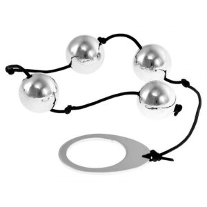 BOLAS ANALES HEAVY METAL PLATA 15 cm.