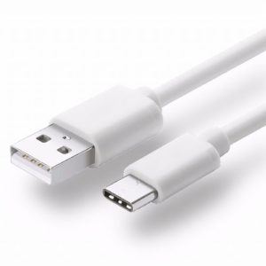 CABLE TIPO C USB 2.0 BLANCO 2A/1M