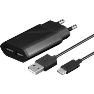 CARGADOR TIPO C 2.4A 5V DUAL USB
