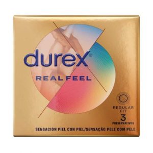 DUREX REAL FEEL 3 UNIDADES