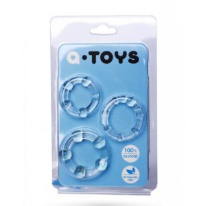 KIT 3 ANILLAS SURTIDAS TRANSPARENTES