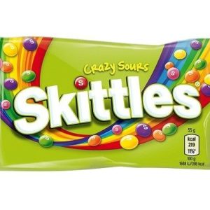 SKITTLES CRAZY SOURS 38g. 14uni