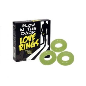 LOVE RINGS PACK 3 ANILLOS FLUORESCENTES