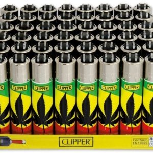MECHERO CLIPPER SERIGRAFIADOS CAJA 48 UNIDADES