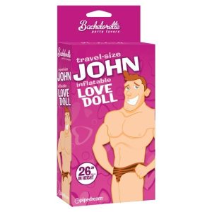 MUÑECO HINCHABLE TAMAÑO VIAJE JOHN 66 cm