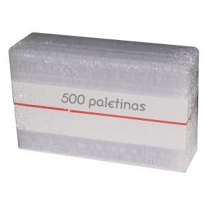PALETINA TRANSPARENTE 90mm PAQUETE 500unid