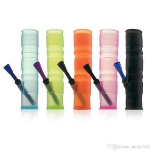 PIPA DE AGUA SILICONA 20cm VARIOS COLORES