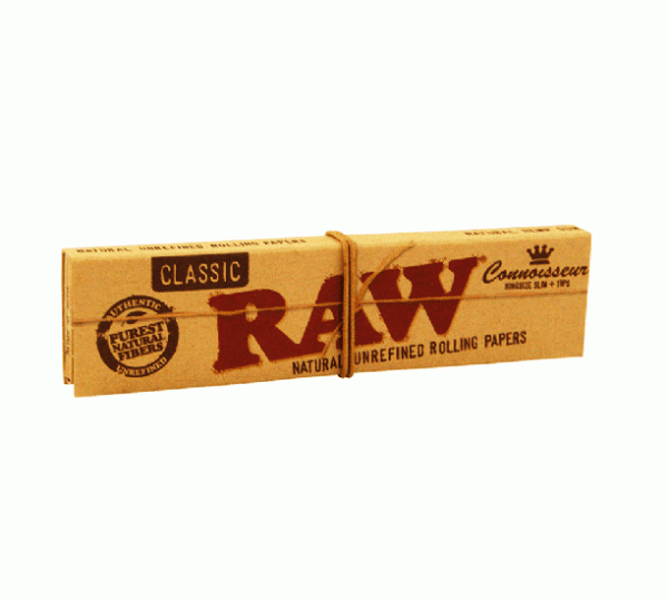 RAW KINGSIZE SLIM + TIPS 24 LIBRILLOS