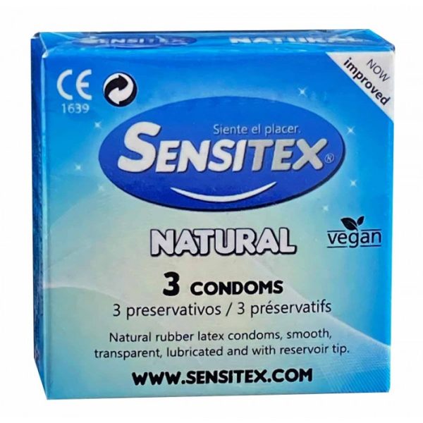 SENSITEX NATURAL-CLASSIC DELUXE 3 UNIDADES
