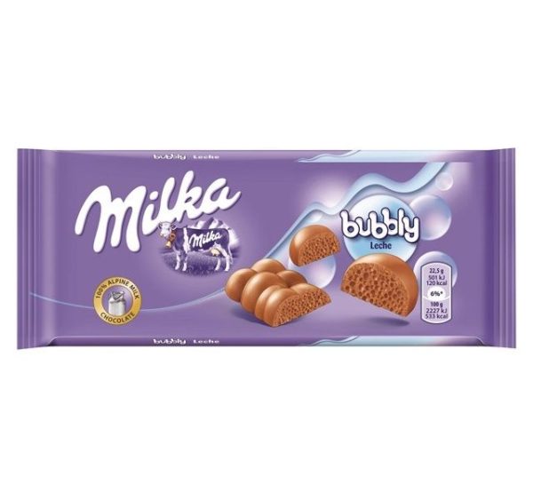 TABLETA MILKA BUBBLY 90gr.