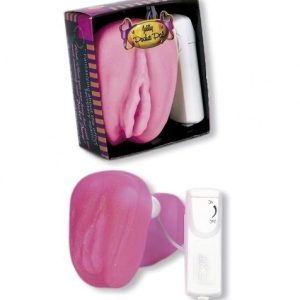 VAGINA JELLY POCKET ROSA CON MOTOR 17,8cm