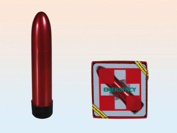 VIBRADOR EMERGENCIA LISO 12 cm