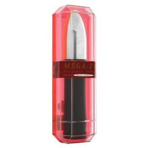 VIBRATOR LISO NEGRO DORADO 17cm